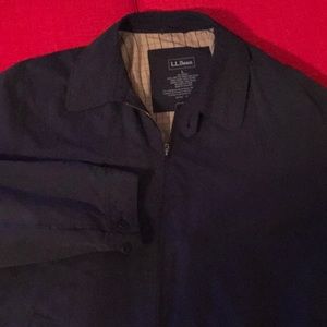 Midnight Blue Microfiber Golf Jacket By LL Bean